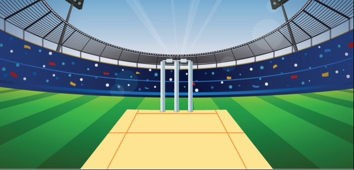 Cricket arena and field