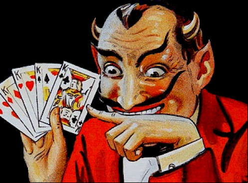 Cards and devil