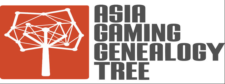 Asia gaming genealogy tree logo