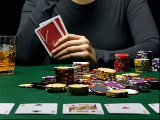 Poker live with chips