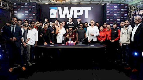 Wpt pokertable and winner